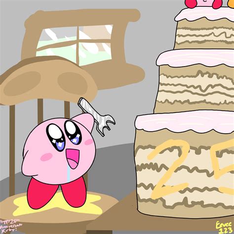 Kirbys 25th Anniversary By Eeveefromkalos123 On Deviantart
