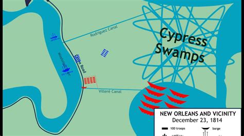 The Battle Of New Orleans 1815 Youtube