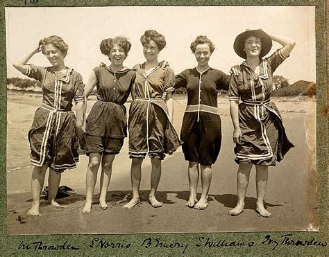 Women In Bathing Suits On Collaroy Beach 1908 Vintage Everyday