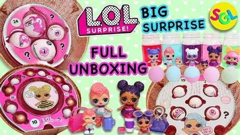 Lol Big Surprise Dolls Full Complete Unboxing 50 Surprises Big Sis