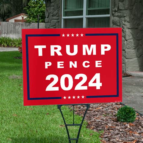 Trump 2024 Political Yard Sign
