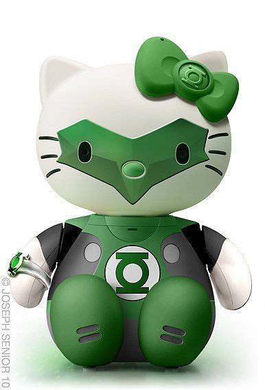 Green Lantern Hello Kitty Characters Hello Kitty Items Hello Kitty Art