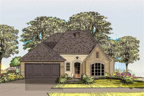Small house plans have to be ready for anything. Plan 860001MCD: Compact French Country House Plan | French ...
