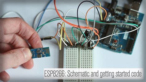 Arduino Wifi Esp8266 Schematic And Getting Started Code Youtube