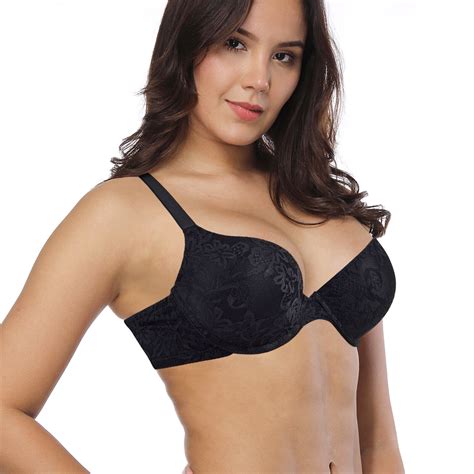 Extreme Super Boost Bra Plunge Thick Padded Push Up Plus Size Underwire