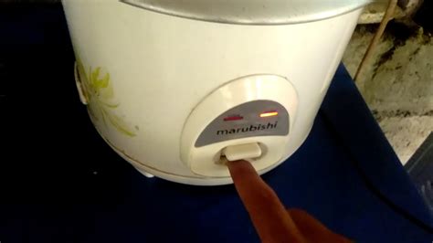How To Turn On A Rice Cooker Youtube