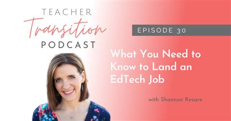 Teacher Transition What You Need To Know To Land An Edtech Job