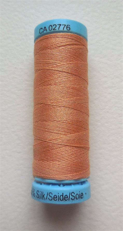 Silk Sewing Thread Copper Colour