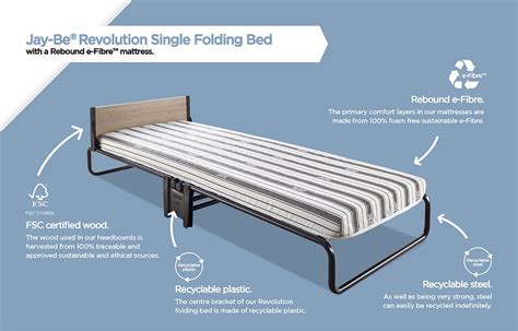 Jay Be Uk Revolution E Fibre Folding Bed