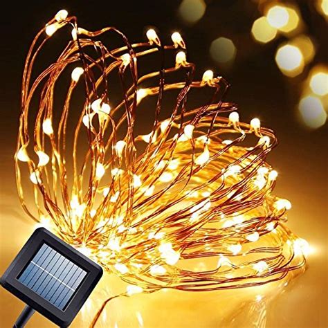 8 Modes Solar String Lights New Version Amir 100 Leds Solar Powered