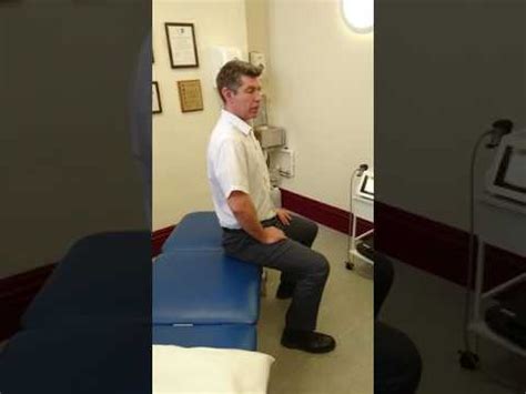 getting up from a chair with Low back pain - YouTube