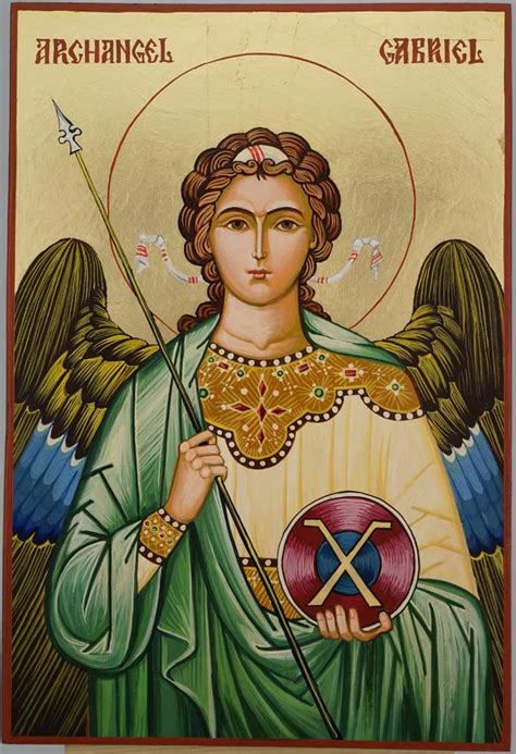 Gabriel The Archangel Large Orthodox Icon Blessedmart