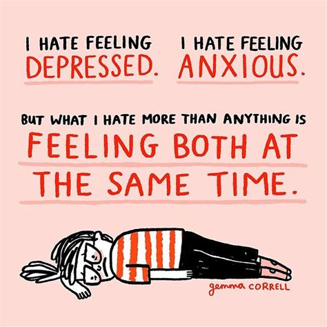 Artist Suffering From Anxiety And Depression Illustrates Her Daily Life