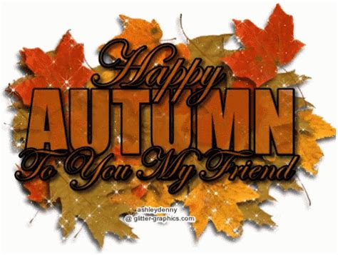 Happy Autumn First Day Of Fall Gif Happyautumn Firstdayoffall Leavesfalling Discover Share