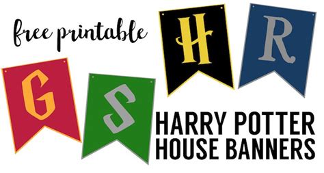 We did not find results for: Harry Potter House Banners Free Printable - Paper Trail Design