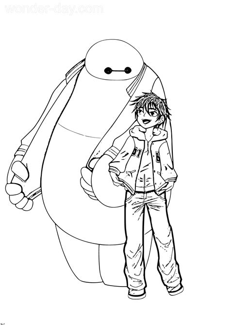 Desenho De Personagens De Big Hero 6 Para Colorir Tudodesenhos Images