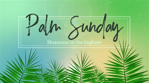Palm Sunday 1 Graphics Progressive Church Media