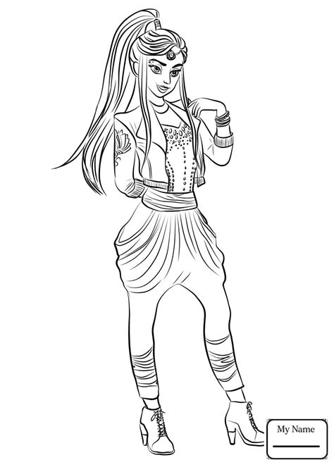 Descendant Coloring Pages Ideas With Superstar Casts Cartoon coloring