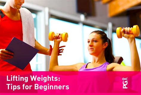 Lifting Weights Tips For Beginners Pgx