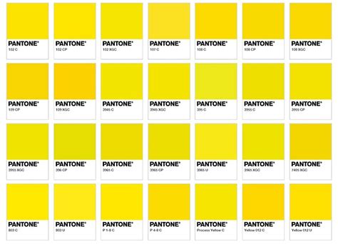 Pantone Yellow By Lissielevitt Redbubble