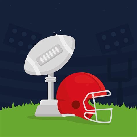 Premium Vector American Football Illustration