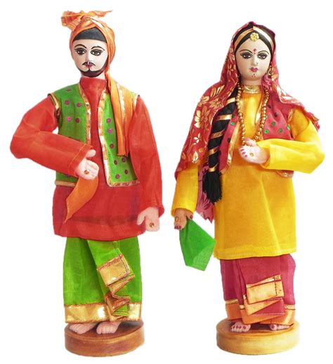 Buy Dollsofindia Bhangra Dancers From Punjab Cloth Online At Low Prices In India