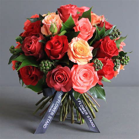 Luxury Orange Rose Bouquet Luxury Flowers Chelsea Uk Delivery