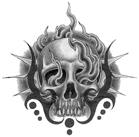 Tribal Skull Tattoos Hd Png Transparent Background Free Download