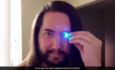 Watch Us Man Turns His Eye Into A Flashlight After Losing It To Cancer