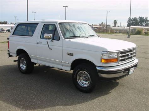 Buy Used 1996 Ford Bronco Xlt 2 Door 4x4 58l V8 72261 Original