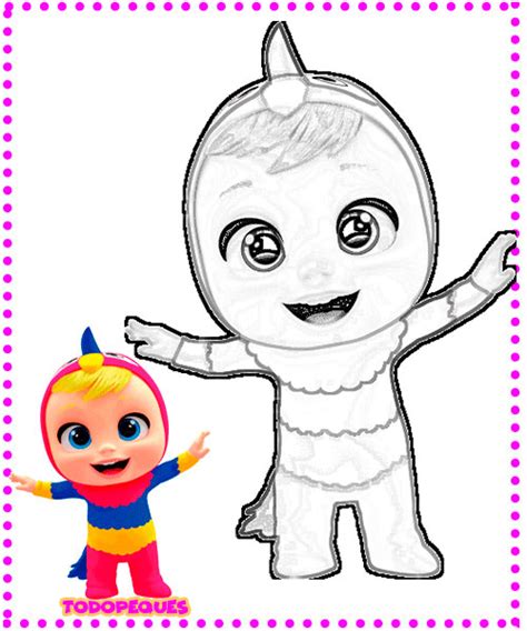 Dibujos de Bebes Llorones para colorear | Todo Peques
