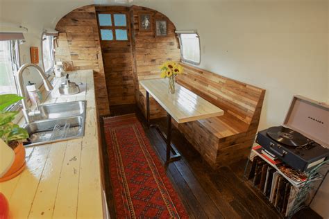 An Airstream Trailer Is Transformed Into A Tiny Retro Guesthouse