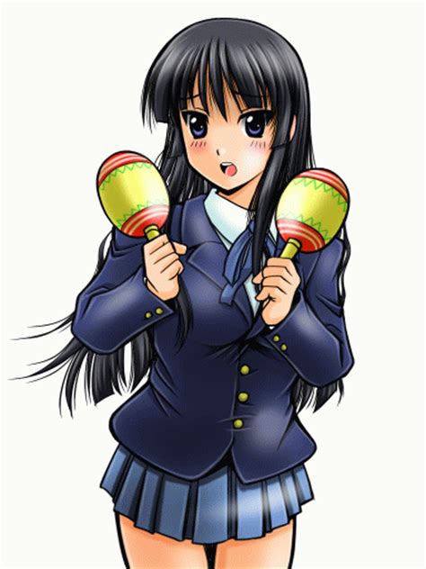 Safebooru 1girl Akiyama Mio Alternate Hair Length Alternate Hairstyle Animated Animated 