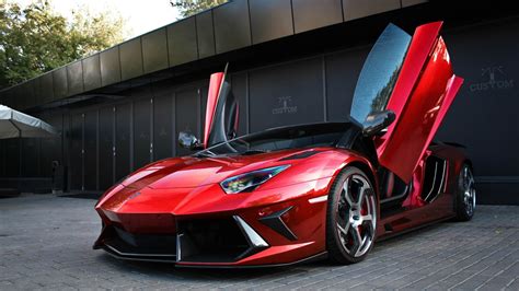 Red Mansory Lamborghini Aventador Lp700 4 Wallpapers And Images