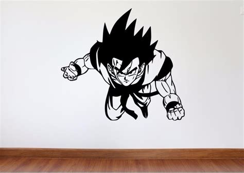 Hwhd Dragon Ball Z Wall Decal Bedroom Dbz Goku Removable Vinyl Wall