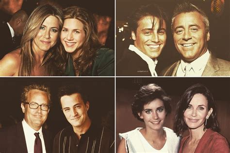 Friends Cast Pose With Their Younger Selves In Stunning Portraits Ahead