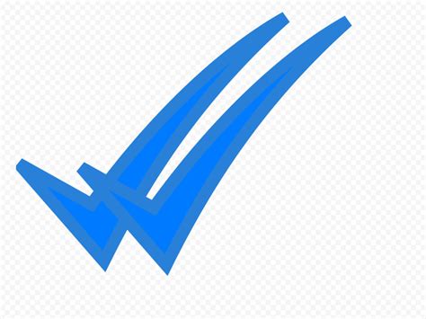 Hd Whatsapp Blue Double Tick Check Mark Icon Png Citypng