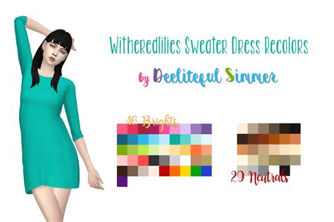 My Sims 4 Blog Clothing And Shoe Recolors By Deelitefulsimmer