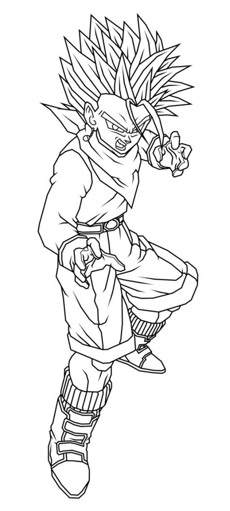 Dibujos para pintar de Dragon Ball. Dibujos para colorear de Dragon Ball