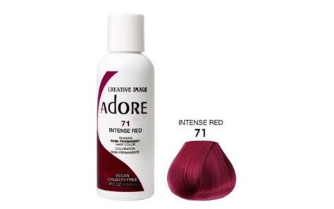 Adore Semi Permanent Hair Color 71 - Intense Red 118ml