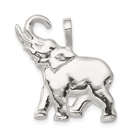 Sterling Silver Elephant Charm Elephant Pendant Elephant Charm