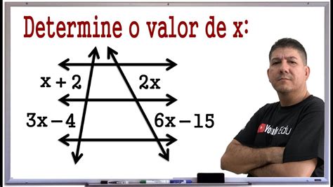 Qual é O Valor De X Teorema De Tales Prof Robson Liers
