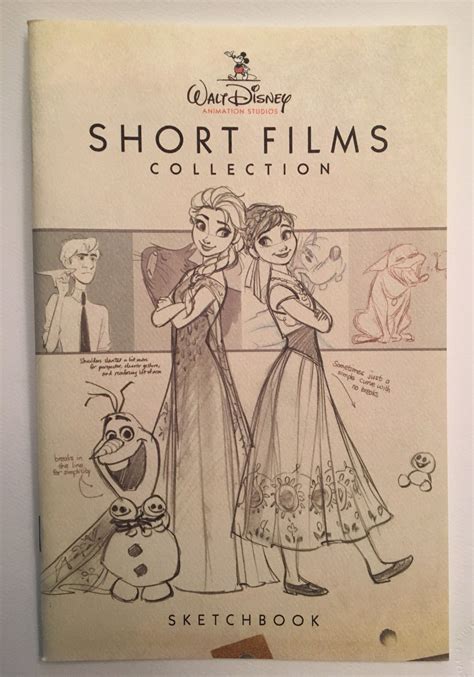 D23 2017 Short Films Collection Sketch Book Walt Disney Animation