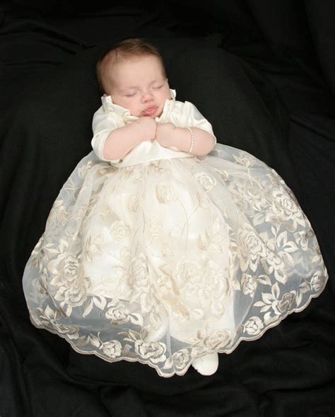 Swea pea & lilli lace romper w/ bonnet. Baptism Gowns | Dressed Up Girl