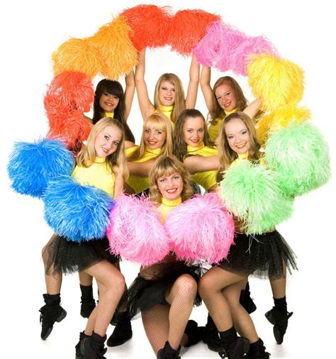 Plastic Color Cheerleader Pompon 2pcslot Cheerleading Pom Poms