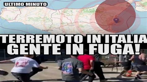 5 Secondi Fa Un Forte Terremoto Ha Colpito L Italia Questa Sera