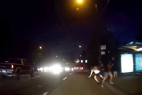 Man Pushed Into Oncoming Traffic Before Being Hit By Suv In Shocking Incident I Know All News