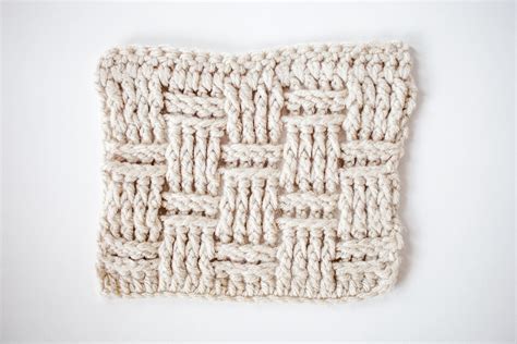 Learn To Crochet Basket Weave Stitch With This Free Easy Follow Video Tutorial With Written