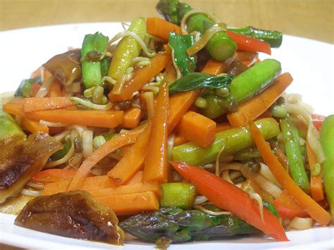 Mixed Vegetable Stir Fry With Asparagus Quick And Easy