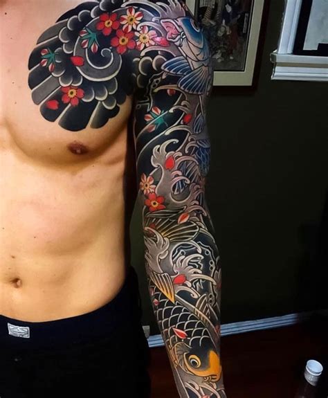 the symbolism of japanese sleeve tattoos body tattoo art